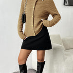 Zeagoo Women's Knit Cardigan Long Sleeve Open Front Cropped Jackets