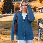 Zeagoo Women's Open Front Oversized Soft Knit Sweater Cardigan