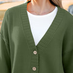 Zeagoo Women's Open Front Oversized Soft Knit Sweater Cardigan