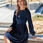 Zeagoo Women's Velvet Dress Elegant Evening Dress