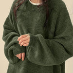 Lumi ��� Soft Knit Crew Neck Sweater