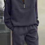 Casual Sweatshirt and Trousers Two-piece Suit