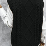 Oversized Vest Knit Sweaters Tank Pullover Fall Outfit