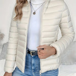 Nalia ��� Quilted High-Neck Jacket