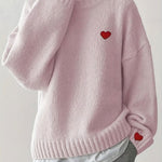 Women's Valentine's Day Heart Casual Sweater