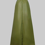 A-Line Loose Belted Solid Color Skirts Bottoms