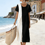 Women's Irregular Loose Short-Sleeved Dress