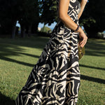 Sling Swing Floor Mopping Dress Beach Long Dress