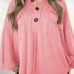 Lapel Knit Long Sleeve Top
