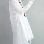 Original Solid Sun-Protection V-Neck Blouse Tops