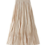 A-line mid-length winter skirt with sweater