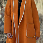 Thickened loose solid color casual women's style