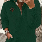 Ayla ��� Ultra-Soft High-Neck Fleece Pullover