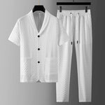 Renato Textured Cotton Lounge Set