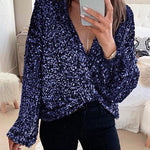 Margovil Christmas/NYE Party Sequin Shirt