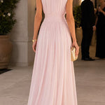Margovil Crewneck Sleeveless High Waist Maxi Dress
