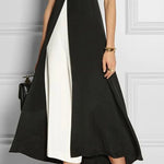 A-Line Loose Solid Color Round-Neck Vest Top