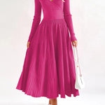 Irregular Ladies Solid Color Wool Knit Skirt Knitted Skirt