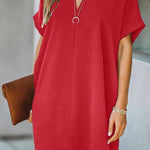 H-Shape Loose Short Sleeve Dress