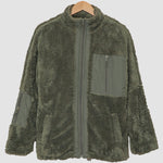 Zip-up Pocket Lapel Double-Sided Plush Fuzzy Coat