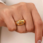 Starry Night Dome Ring