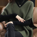 Casual Sleeveless Loose Solid Color V-Neck Vest Top
