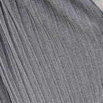 Casual Solid Color Elasticity Waist Pleated Skirts