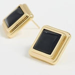 Square Stud Earrings