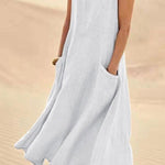 Women's Sleeveless Cotton Dress