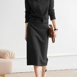 Solid Color Skirts Bottoms