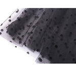 Polka dot high waist gauze skirt princess dress