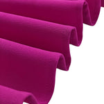Long Sleeves Loose Pleated Solid Color Split-Joint Tiered Round-Neck Maxi Dresses