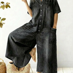 Women's Cozy And Casual Cotton Jumpsuit