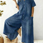Women's Cozy And Casual Cotton Jumpsuit