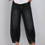 Women's Casual Simple Denim Cotton Pants
