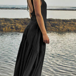 FEMININE FRILLS SMOCKED MAXI DRESS