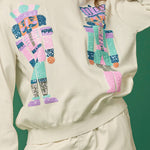 Christmas Soldier Sequined Fashion Casual Sweatshirt
