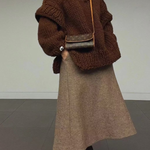 Loose Long Sleeve Turtleneck Sweater
