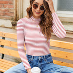 Zeagoo Women's Mock Neck Long Sleeve T Shirts