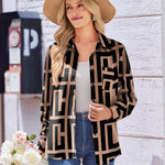 Zeagoo Womens Button Down Shirt Long Sleeve Blouse Business Work Tops Dressy Casual Floral Printed Outfits with Pocket