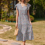 Zeagoo Women's Summer Maxi Dress Casual A Line Beach Dress (DE Only)