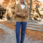 Zeagoo Women's Oversized Button Sweaters Open Front Cardigans