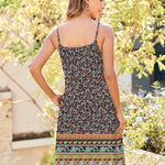 Zeagoo Women's Sleeveless Boho Beach Dress Floral Mini Sundress
