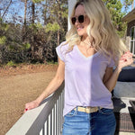 Zeagoo Women's Summer Tops Cap Sleeve Casual Shirts