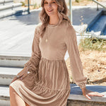 Zeagoo Women's Velvet Dress Elegant Evening Dress