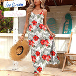 Zeagoo Womens Maxi Dress Spaghetti Strap Casual Printed Dress