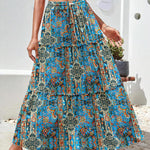 Zeagoo Womens Casual Maxi Skirts High Waist Boho Skirts