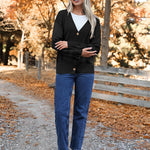 Zeagoo Women's Oversized Button Sweaters Open Front Cardigans