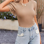 Zeagoo Women's Short Sleeve Basic Slim Fit Tops