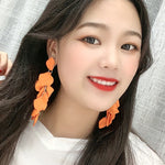 Stylish Tasseled Acrylic Earrings Accessories